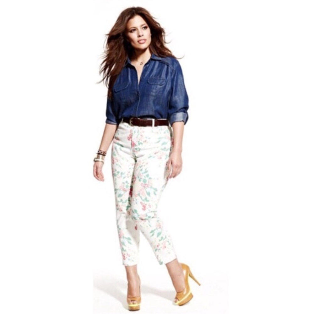 NEW NWT Not Your Daughters Jeans NYDJ Audrey Floral